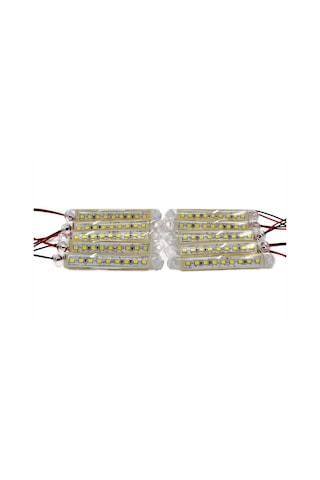 10 Adet Beyaz Parmak Lamba 9 Led Su Geçirmez 12v 24v Emir
