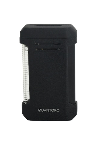 Quantoro Perde Alev Delicili Siyah Metal Puro Çakmağı