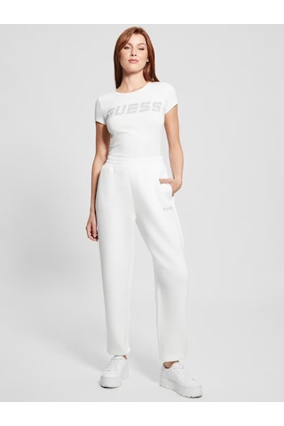 Guess Cecilia Scuba Kadın Jogger Eşofman Altı V4bb12k7uw2 Beyaz