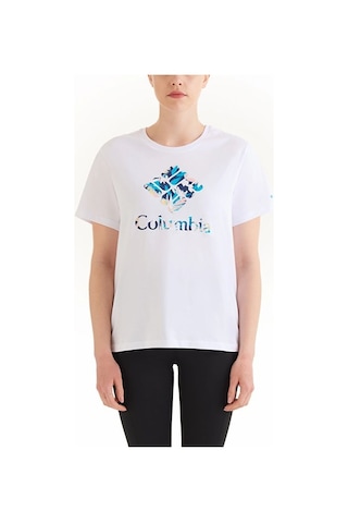 Columbia Csc Gem Wisterian Kadın Kısa Kollu T-shirt Beyaz Cs0367-100 001