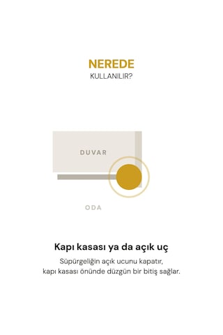 Vilo Süpürgelik Bitim Aparatı 2 Adet Linela 407 Newcastle Oak Uyumlu