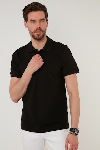 Buratti Regular Fit Pamuklu Düğmeli Erkek Polo Yaka T Shirt 5902326 Siyah