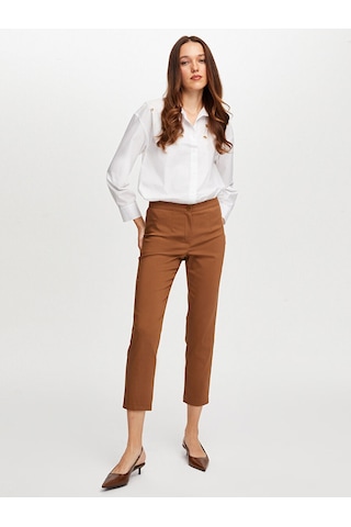 Faik Sönmez Slim Fit Klasik Pantolon W26pnt003 Bw26pnt00330 Kahve