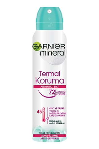 4 Adet Garnier Mineral Deodorant Termal Koruma Sprey Kadın 150 Ml