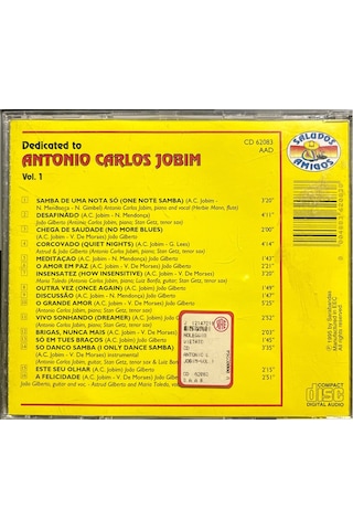 Cd Antonio Carlos Jobim Samba De Uma Nota So Cd