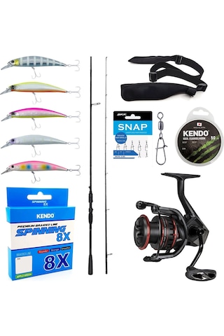 Yekoutdoor Okuma Profesyonel Spin Seti Okuma Psycho Stick Game 274cm Ex-fast 15-40gr 2 Parça Olta Kamışı&okuma Ceymar Hd Chd-4000a 7+1bb Olta Makinesi