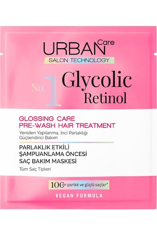 Glycolic Retinol Parlaklık Etkili Duş Öncesi Saç Bakım Maskesi-50ml
