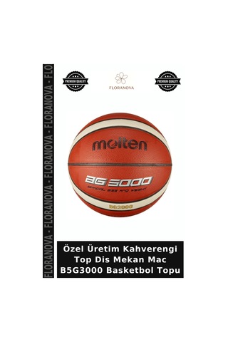 Özel Üretim Kahverengi Top Dis Mekan Mac B5g3000 Basketbol Topu