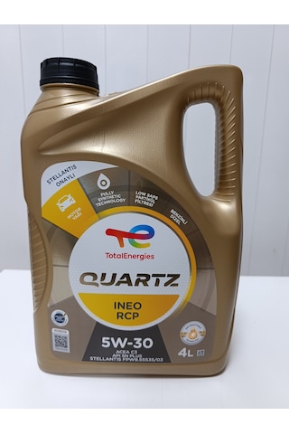 Total Quartz Ineo Rcp 5w-30 4 Lt Motor Yağı 11.ay 2025 Üretim