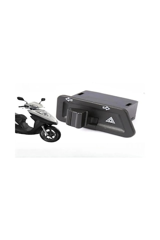 Scooter Motorsiklet 4 Lü Sinyal Düğmesi Üniversal Uyum