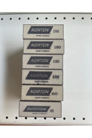 Norton Çok Taraflı Sünger Zımpara Takoz Seti