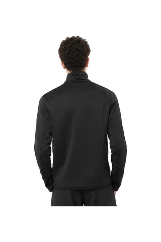 Salomon C23008 Sntial Midfleece Fz Erkek Polar - Siyah Siyah