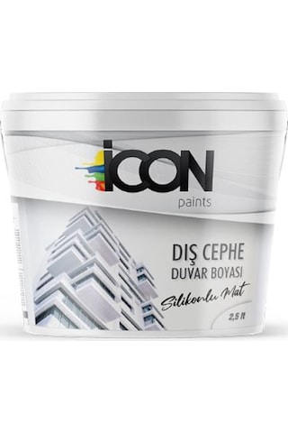 Icon Silikonlu Mat Dış Cephe Boyası 2,5 Lt.