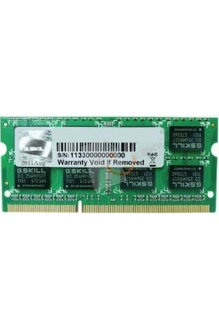 G.Skill Value F3-1600C11S-8GSL 8 GB DDR3 SODIMM 1600 MHz Notebook Bellek