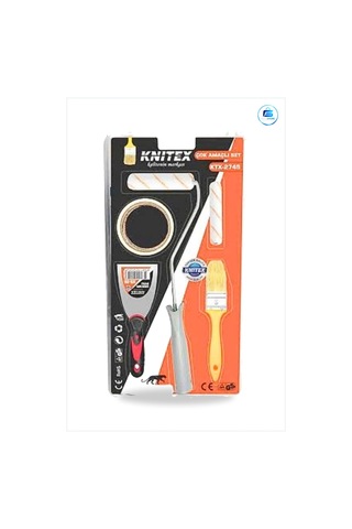 Boyacı Seti Fırça Rulo Maskeleme Bandı Spatula Boyama İşleri İçin