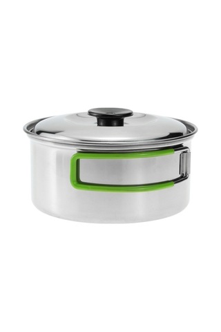 Createtech Yürüyüş Tencere Seti, Taşınabilir Skycity Çok Renkli Kamp Kase, Paslanmaz Çelik Çantalı Çok Renkli