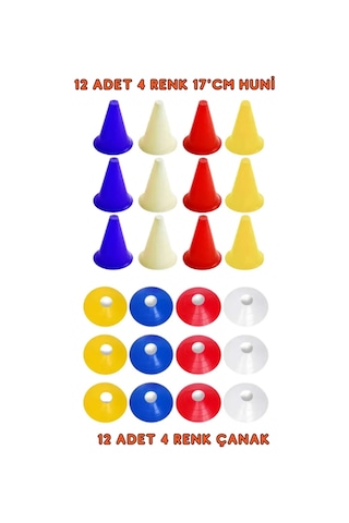 Kodispa 2'li Antrenman Seti Huni-çanak Çok Renkli