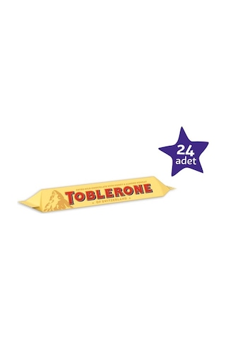 Toblerone Sütlü Çikolata 35 gr 24'lü paket