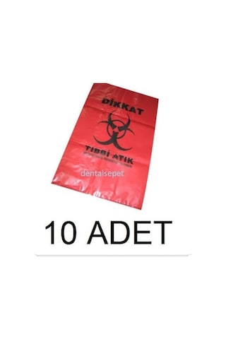 Atık Poşeti 55X60 Cm ( Orta Boy)10 Adet/50Mikron Kalınlık