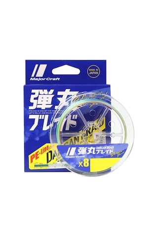 Major Craft Dangan Braid İp Db8 Pe 1.5/0.19mm/30lb/12.3kg/150 Metre Multi Genel