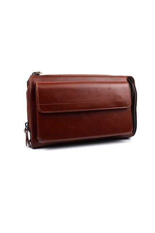 Alphaclub Bag Erkek Hakiki Deri Bordo El Çantası Clutch Portföy Çanta