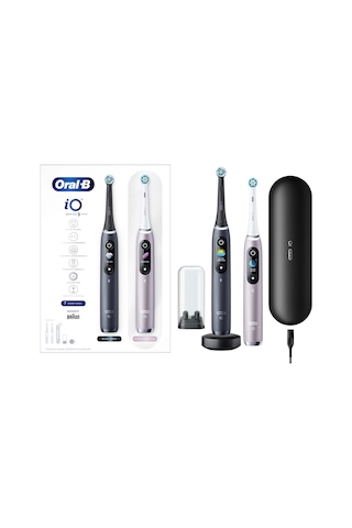Oral-B iO9 Şarjlı Diş Fırçası Seti 2'li Siyah - Pembe