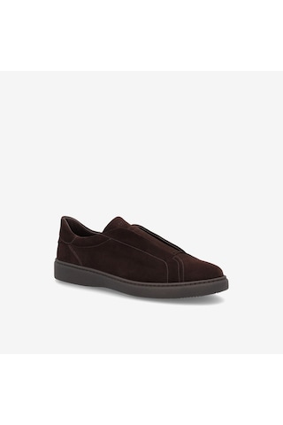 Pepe Dark Brown Sneaker Erkek 19c2 Frau Waxy Slıp-on Kahverengi