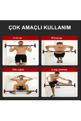 Reidan Yeni Nesil 92-120 CM Barfiks Çubuğu Süngerli Ayarlanabilir Barfiks