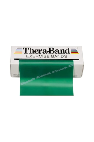 Thera-Band Kesme Sert Egzersiz Pilates Bandı Lastiği 1.5 M Yeşil