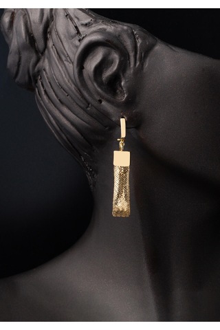 Bilezikci İtaly 14 Ayar Altın Sallantılı Küpe Sarı Altın