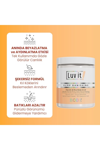 Luv İt Glikolik Asit Vücut Peelingi