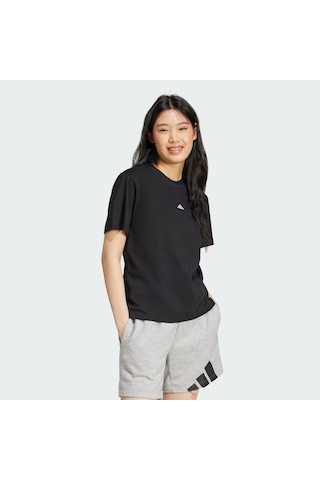 Black/whıte Adidas Kadın Günlük T-shirt W Sl Sj T Jc5943 Siyah