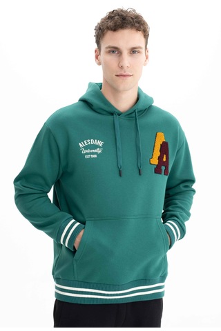 AR-MA Arma Erkek Relax Fit 3 İplik Kapşonlu Kanguru Cepli Sweatshirt 001