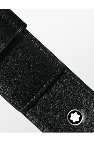 Montblanc Meisterstück Tekli Deri Kalem Kılıfı Siyah 14309