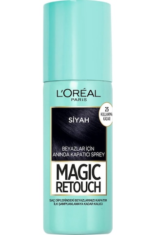 L'Oreal Paris Magic Retouch Beyaz Dipleri Kapatıcı Sprey Siyah