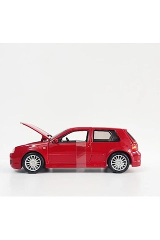 Vw Golf 5 1:24 Model Maket Araba Kırmızı