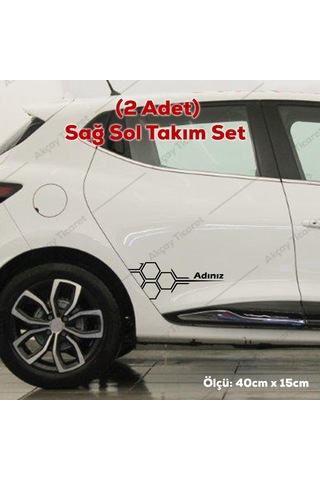 Isme Özel Kapı Altı Sticker Isme Özel Sticker Isim Oto Sticker