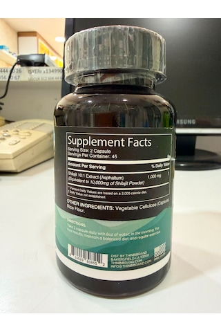 Himalaya Shilajit +10.000 Mg Shilajit 45 Kapsül