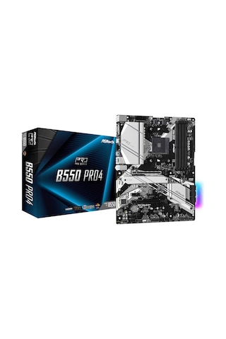 Asrock B550 PRO4 AMD B550 4733 MHz (OC) DDR4 Soket AM4 ATX Anakart