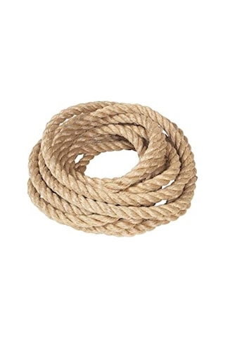 Jüt Halat Dekor İpi 5 Mm 10 Metre İp Halat İp Hasır İp Jüt Kendir İp