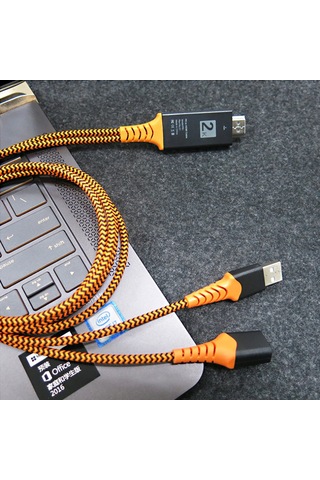 Kosona Android Ve İos Uyumlu Hdmı Kablosu - Telefon/tabletten Tv'ye 1080p Ekran Yansıtma - 2 Metre Turuncu