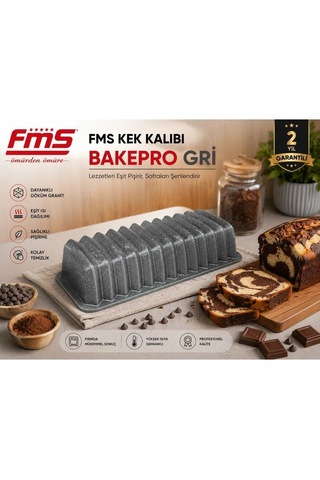 Fms Bakepro Kek Kalıbı 9035grı Gri