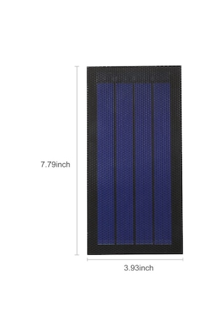 Besthome1 1w 6v Esnek Güneş Paneli - Su Geçirmez, Taşınabilir, Doğa Ve Bahçe Aydınlatması İçin