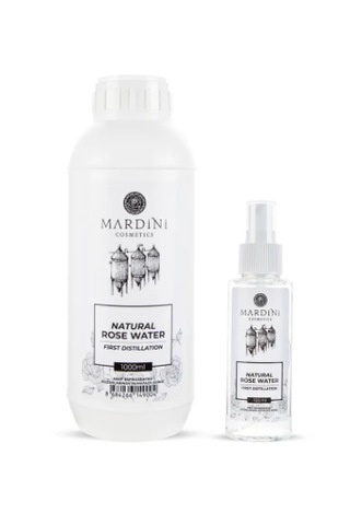 Doğal Gül Suyu 1000 Ml - %100 Saf Gül Suyu & Hediye Sprey Şişe Seti