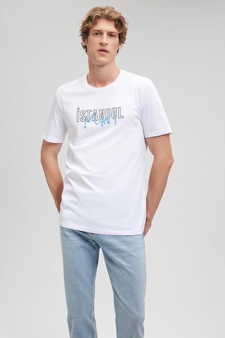 Mavi Erkek T Shirt 067114-620 Beyaz Beyaz