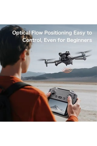T16 Drone 4k Çift Kameralı Büyük Ekran Kumandalı Wifi Fpv 360 Engel Algılama Katlanabilir Drone-1596