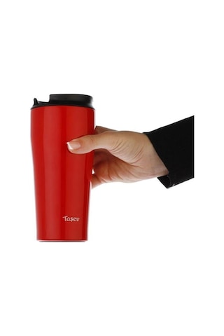 Bambum Pira - Bardak Termos Kırmızı 400 Ml Kırmızı