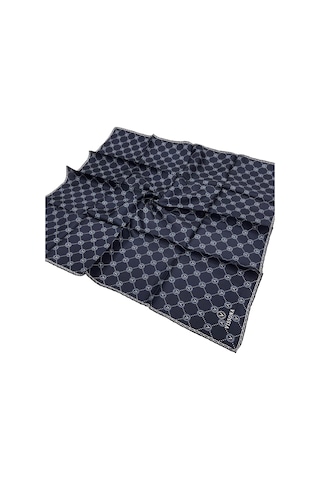 Vissona Twill İpek Eşarp Lacivert-3 (52033)
