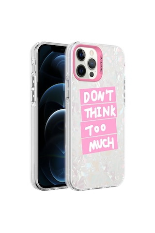 Apple Uyumlu iPhone 12 Pro Max Uyumlu Mermer Desenli Zore Marbello Kılıf-pembe Pembe -