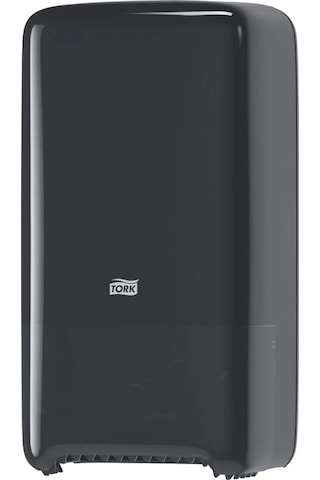 Tork 557508 Çift Rulo Hazneli Tuvalet Kağıdı Dispanseri Siyah Siyah
